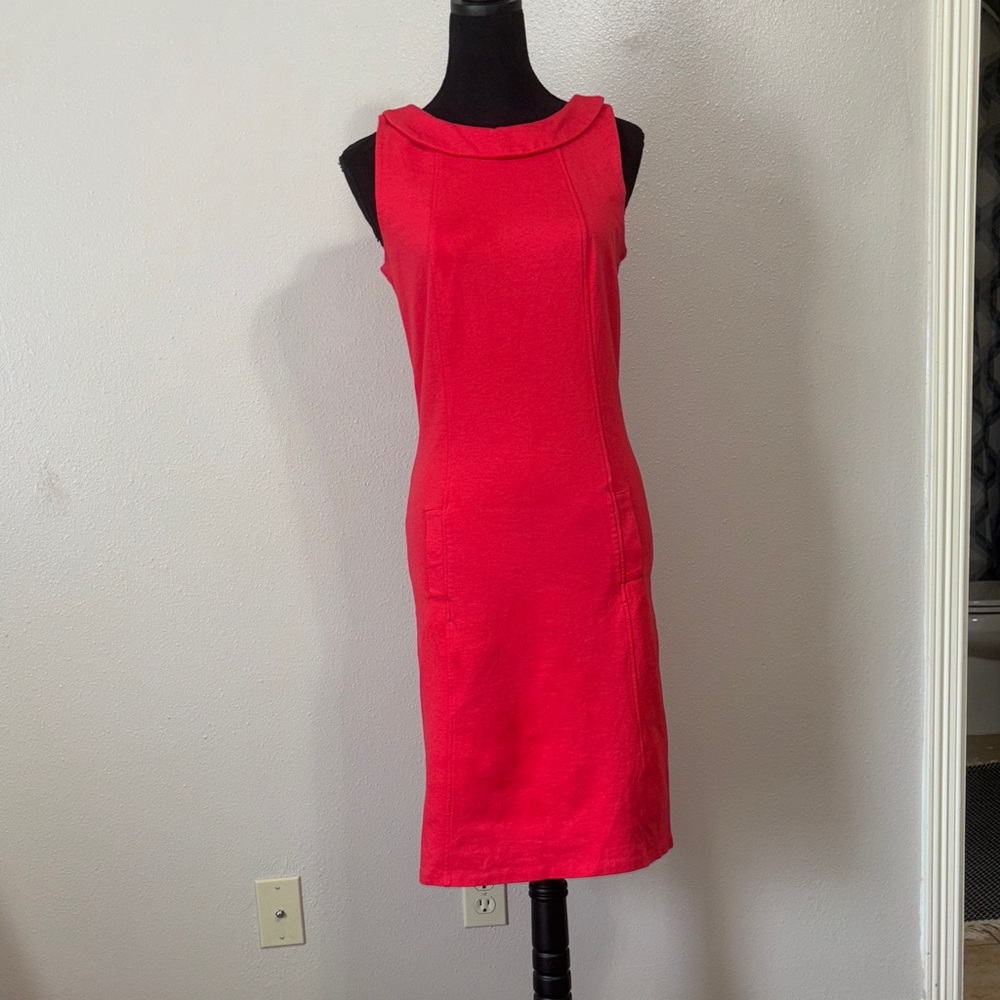 Boden Classic Red Midi Dress-Size 6L